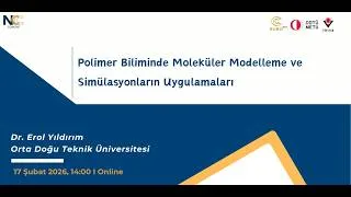 Thumbnail: NCC Türkiye Eğitimleri | Polimer Biliminde Moleküler Modelleme ve Simülasyonların Uygulamaları