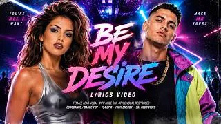 Thumbnail: Valeria Blaze & J-Rex – Be My Desire - Euro Disco Vibes (Lyrics Video)