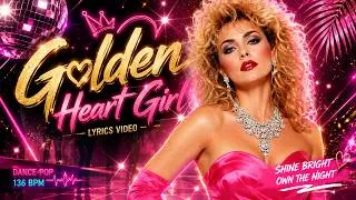 Thumbnail: Sabrina Gold - Golden Heart Girl 💖 - Euro Disco Vibes (Lyrics Video)