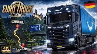 Thumbnail: ETS 2 | GERMANY DLC | SCANIA 500 S | RAFASOUND | REALISTIC DRIVER | 4K #eurotrucksimulator2