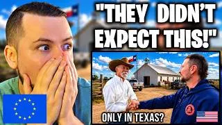 Thumbnail: European Reacts to Texas Strangers Took Us In... Then This Happened 🇺🇸