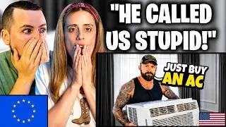 Thumbnail: “Just Get Air Conditioning” || Europeans React to The Fat Electrician