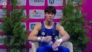 Thumbnail: Savelii Sieedin (RUS) - 2026 Men's Artistic Gymnastics European bronze medallist, horizontal bar