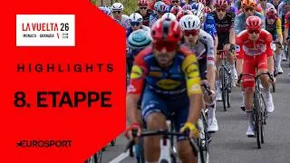 Thumbnail: Stürze stellen Spanien-Rundfahrt auf den Kopf | Highlights deutsch | Vuelta a España 2026 | Radsport