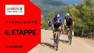 Thumbnail: Kampf der Favoriten in steilem Gravel-Finale | Highlights deutsch | 6. Etappe | Vuelta a España 2026