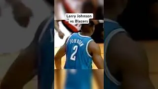 Thumbnail: Larry Johnson vs Portland Trailblazers in 1993 🔥 #nba #basketball #hornets #charlotte