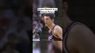 Thumbnail: Dražen Petrović 🇭🇷 vs Detroit Pistons in 1990 🔥 #nba #basketball #sports #croatia #yugoslavia