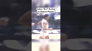 Thumbnail: Julius “Dr J” Erving vs Detroit Pistons in 1984 #nba #basketball #philly #76ers