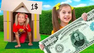 Thumbnail: Rich vs Poor House Building Challenge