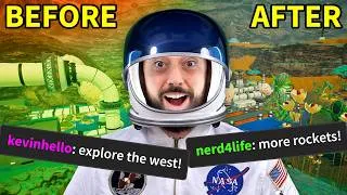 Thumbnail: Terraforming a Planet while Chat Controls Us (Planet Crafter Toxicity)