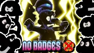 Thumbnail: I can't play games normally so I tried to beat Mario Wonder without badges