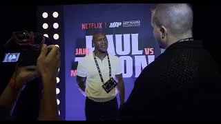 Thumbnail: Holyfield goes to Mike Tyson's  weighins.