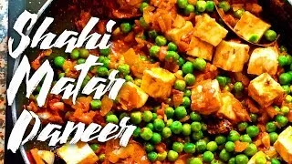Thumbnail: Mughlai Shahi Matar Paneer Recipe | How to Make Restaurant Style Matar Paneer With Cream