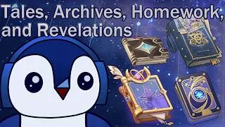 Thumbnail: Tales, Archives, Homework, and Revelations ✧ Genshin Impact Luna V to Luna VII