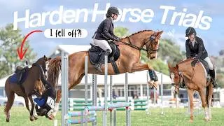 Thumbnail: I fell off?! | Horse Show Vlog | Harden Horse Trials 2026