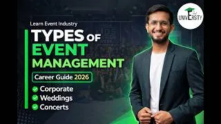 Thumbnail: How Many Types of Event Management Are There? | Complete Guide 2026 | Chapter 2 : Mini Course 2.0