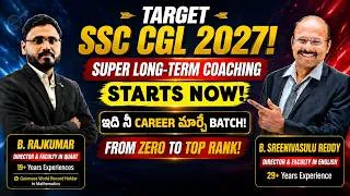 Thumbnail: SSC - CGL - 2027 | SUPER - LONG TERM COACHING | NEW BATCH ANNOUNCEMENT | EVEREST COACHING POINT