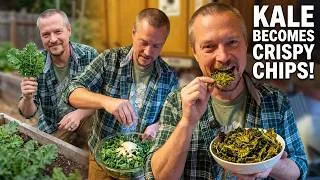 Thumbnail: I Harvested Kale Then Made Chips! | Here's What Happened!
