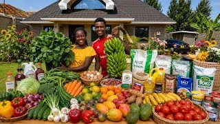 Thumbnail: 🏡 Peaceful Market Day in Our Village | Harvesting & Cooking Fresh Food from Our Farm