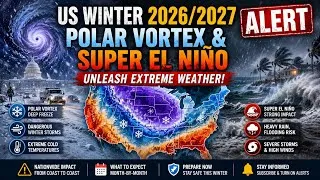Thumbnail: US Winter 2026/2027 ALERT: Polar Vortex & Super El Niño Unleash Extreme Weather!