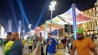 Thumbnail: Lusail Commercial Boulevard area after Brazil's win over Serbia