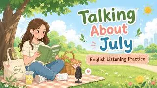 Thumbnail: Talking About July in English | Easy English Podcast