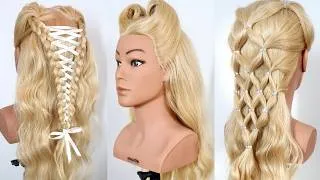 Thumbnail: 3 Wuthering Heights Inspired Hairstyles - Corset Braid, Victory Rolls & Wedding Hairstyle