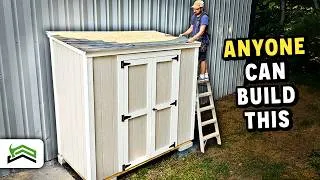 Thumbnail: The Easiest Shed You Can Build Yourself | Complete 4x8 Lean-To DIY