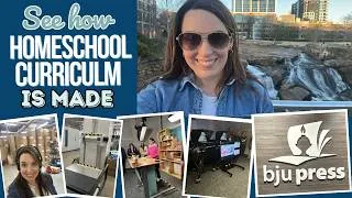 Thumbnail: See HOW HOMESCHOOL CURRICULUM IS MADE | BJU Press Tour | Behind the Scenes at BJU Press Homeschool
