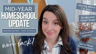 Thumbnail: MID-YEAR HOMESCHOOL UPDATE | Homeschool Curriculum | Homeschooling High School Homeschooling Autism