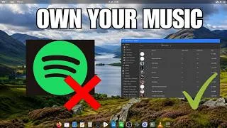Thumbnail: Spotify Is Evil!?! So I built my own music streaming service