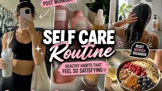 Thumbnail: Post Workout Self Care Routine ✨ Healthy Habits That Feel So Satisfying 