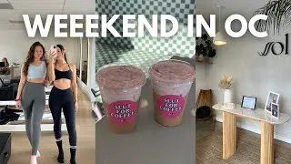 Thumbnail: weekend vlog l pilates studio, coffee dose, shopping at fashion island, cooking at home