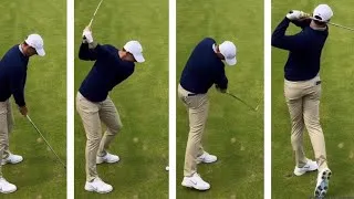 Thumbnail: Rory McIlroy’s Long Iron Swing & Slow Motion – Pure Power, Effortless Flow 🏌️‍♂️🔥The Open 2025