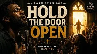 Thumbnail: HOLD THE DOOR OPEN ✨ | A SACRED GOSPEL SOUL ANTHEM