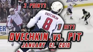 Thumbnail: Ovechkin Leads The Charge In Rematch With The Pens (1/21/2010)
