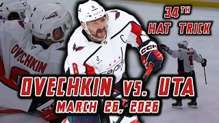 Thumbnail: Ovechkin's Revenge Hat Trick In Utah (3/26/2026)