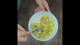 Thumbnail: "Golden Veggie Bites with Cool Yogurt"🤗🤗🥗🥗#food #home