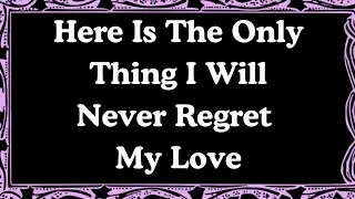 Thumbnail: But I Want You To Hear This Clearly, If Loving You Is A Mistake Then It's The Best Mistake Ever