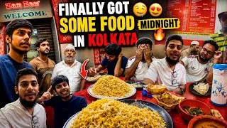 Thumbnail: Kolkata After Midnight 😱 | We Searched Everywhere for Food… Finally Found It! 🌃 