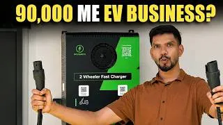 Thumbnail: ₹90K EV Charging Business: Profit or Scam? Full Reality Check.