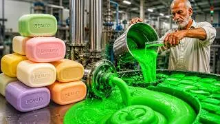 Thumbnail: From Liquid Chemicals to Luxury Soap Bars | Full Factory Production Process