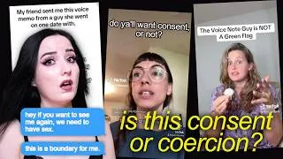 Thumbnail: Tiktok Doesn't Understand Consent: The Voice Note Guy, Coercion and Manipulation