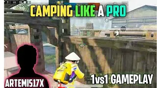 Thumbnail: best way to camp bgmi 1vs1 tdm gameplay with ft.artemis17x.