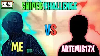Thumbnail: bgmi sniper CHALLENGE with ft.artemis17x ( kar98k only)