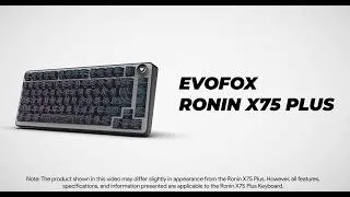 Thumbnail: EvoFox Ronin X75 Plus Mechanical Keyboard Help & Setup Guide | Features, Setup & Customisation