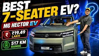 Thumbnail: 517 KM Range at ₹19.49 Lakh! 😱 MG Hector EV | Is This the Best 7-Seater?
