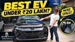 Thumbnail: Tata Curvv EV Dark Edition | Best EV Under ₹20 Lakh? More Space Now!