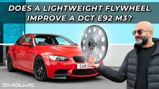 Thumbnail: How much difference does a lightweight flywheel make in a DCT E92 M3? We find out!