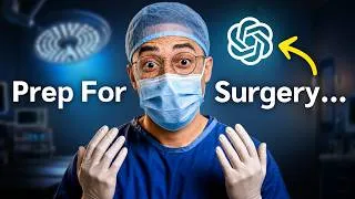 Thumbnail: I let AI prep me for surgery for 30 days